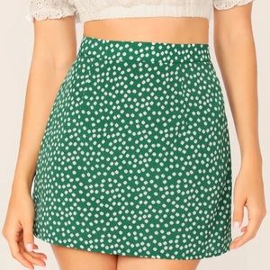 Floral Print Skirt
